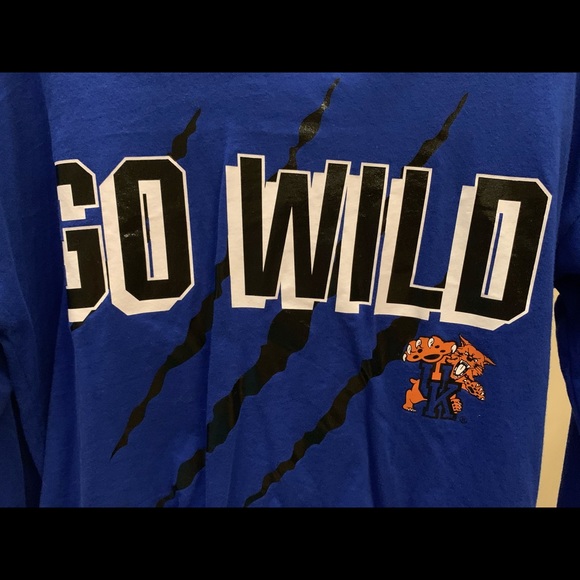 VS PINK KY Kentucky Cats Wildcats Crop Top Shirt S - Picture 3 of 15